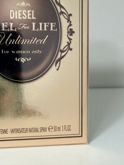 DIESEL FUEL FOR LIFE UNLIMITED EAU DE PARFUM 30ML SPRAY