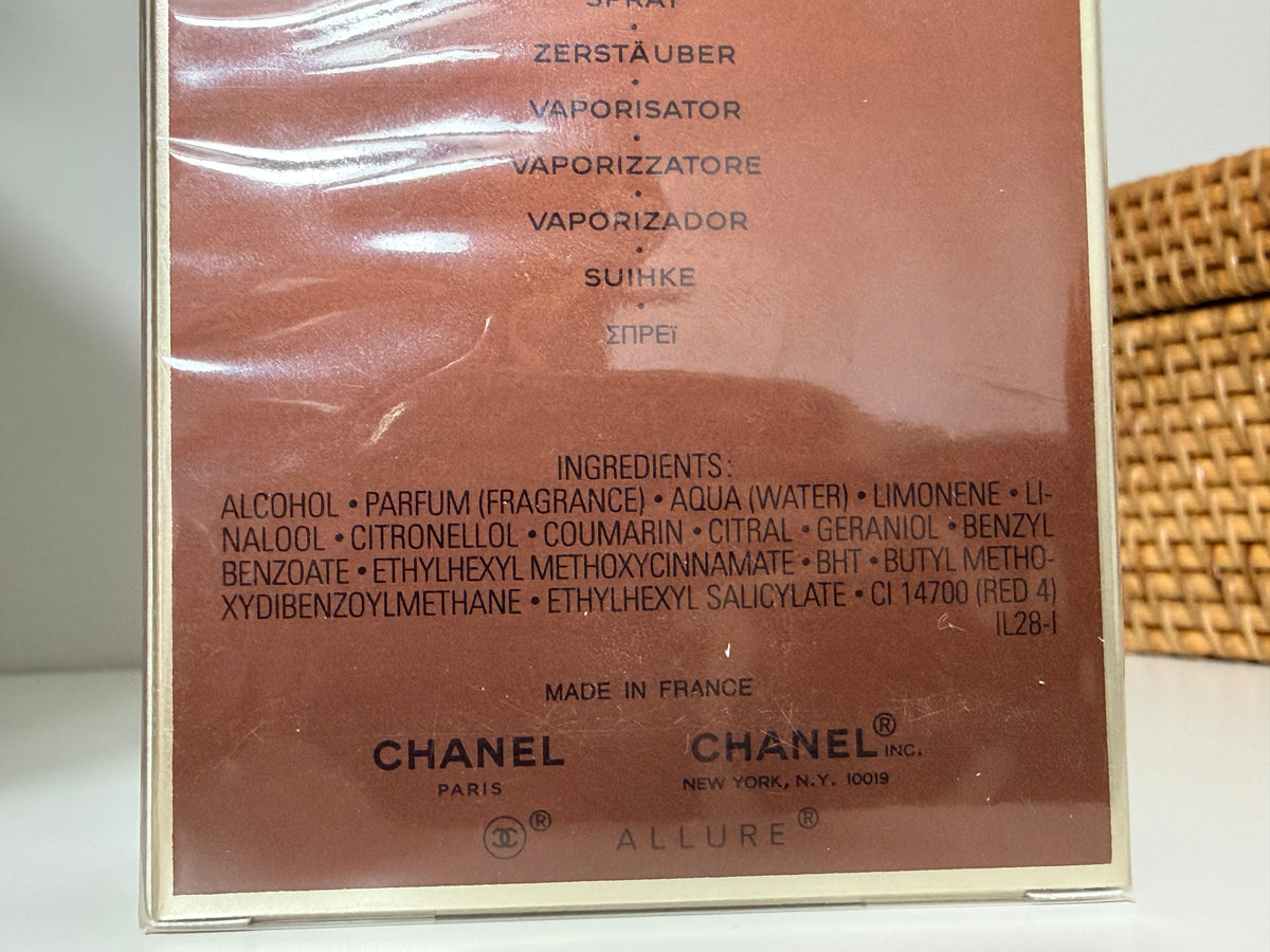 ALLURE HOMME CHANEL EAU DE TOILETTE 50ML