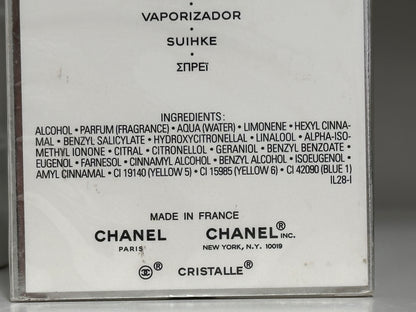 CRISTALLE CHANEL EAU DE PARFUM 100ML