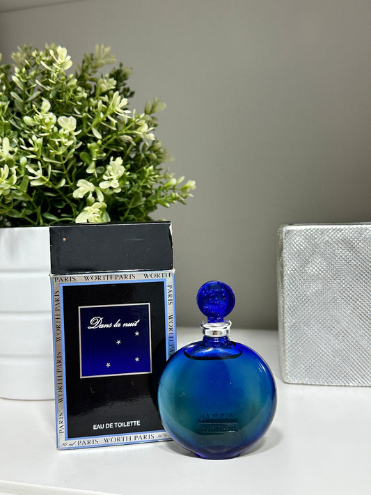 DANS LA NUIT WORTH PREBARCODE BOX 30 ML SPLASH COBALT BLUE